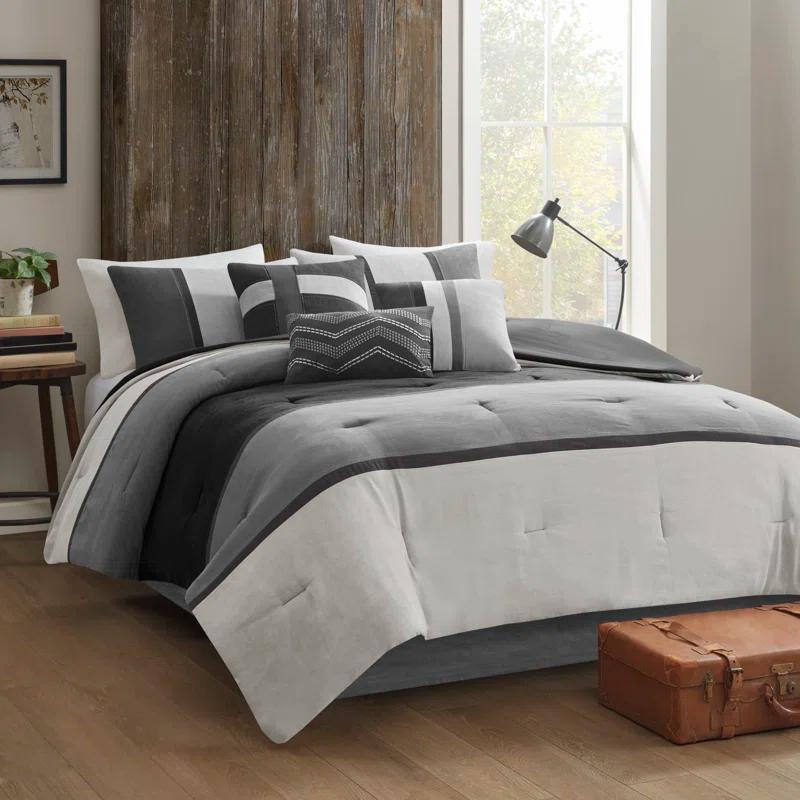 Madison Park Palisades Microfiber Comforter Set