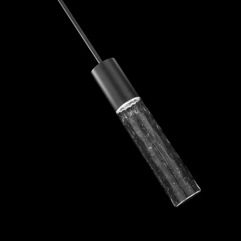 dweLED Sleek 1 - Light Black LED Single Pendant