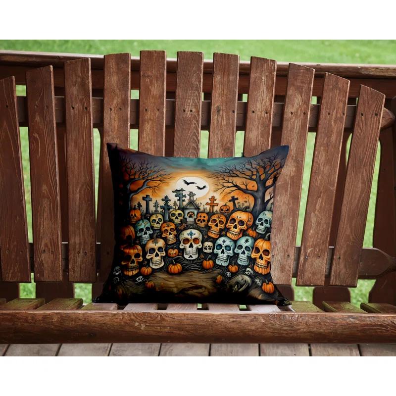 Caroline's Treasures More Spooky Halloween Other/No Pattern Indoor/Outdoor Throw Pillow