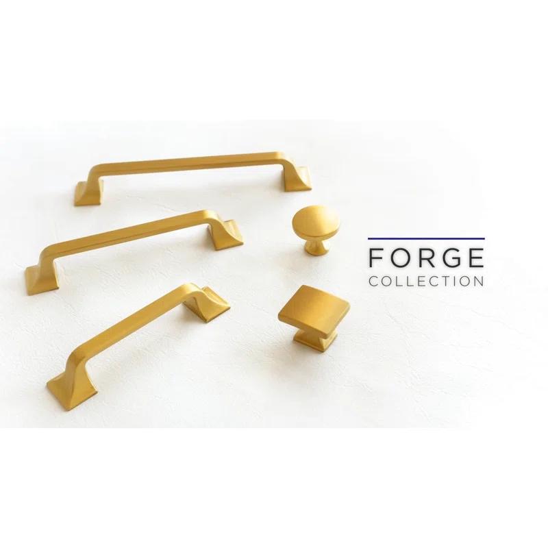 Forge Kitchen Cabinet Handles, Solid Core Drawer Pulls for Cabinet Doors, 5-1/16" (128mm)