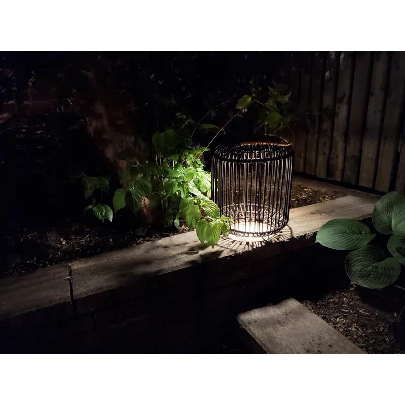 Bazz Solar Powered Integrated LED Outdoor Floor Lamp