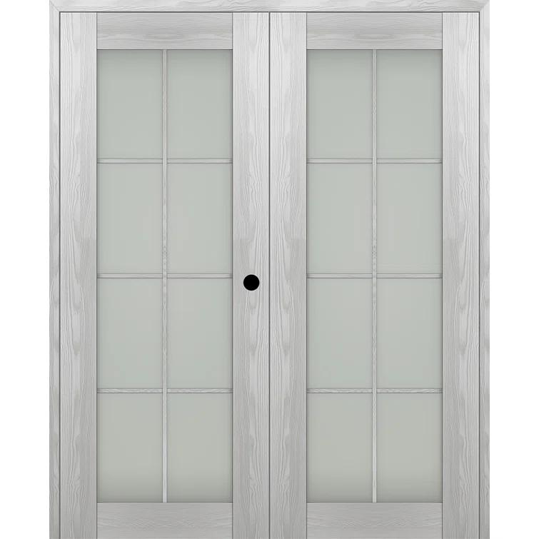 Belldinni Avon 8 Lite Solid + Manufactured Wood Paneled Prehung Door