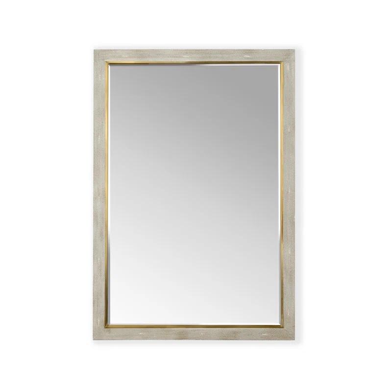 Kensington Wood Flat Wall Mirror