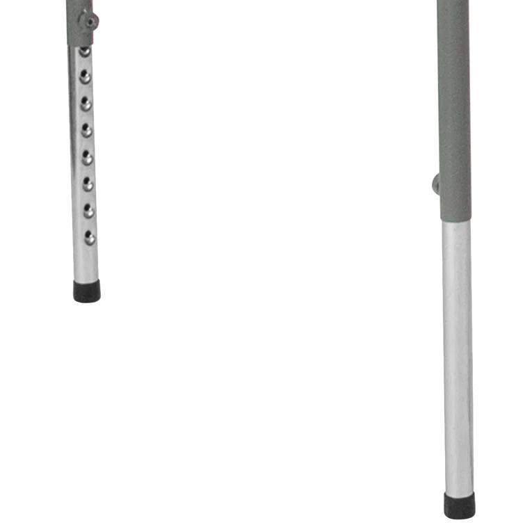 Flash Furniture Parker 2.79-Foot Square Height Adjustable Plastic Folding Table