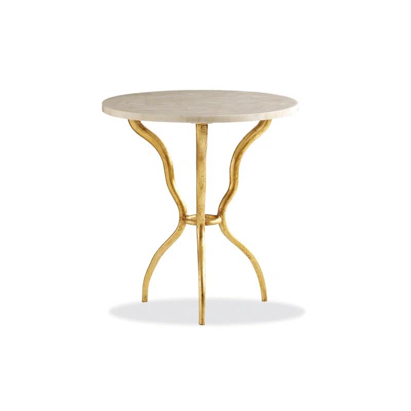 Maitland-Smith Myst Stone Top End Table