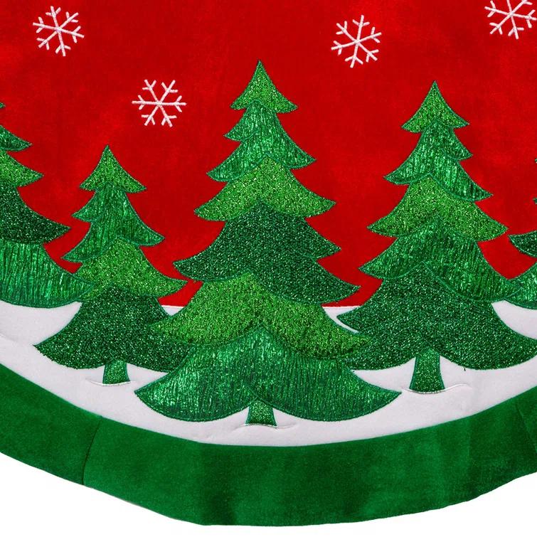Kurt Adler Polyester Christmas Tree Skirt