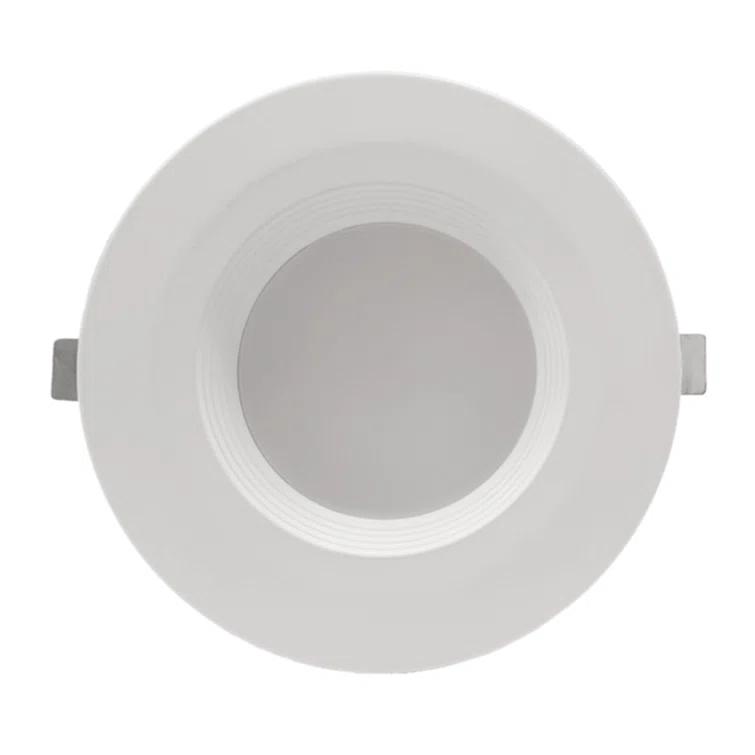 ETi Solid State Lighting 6 in. Canless 120-277v T24 Integrated LED Recessed Light Trim (Set of 4) 53192211-4PK