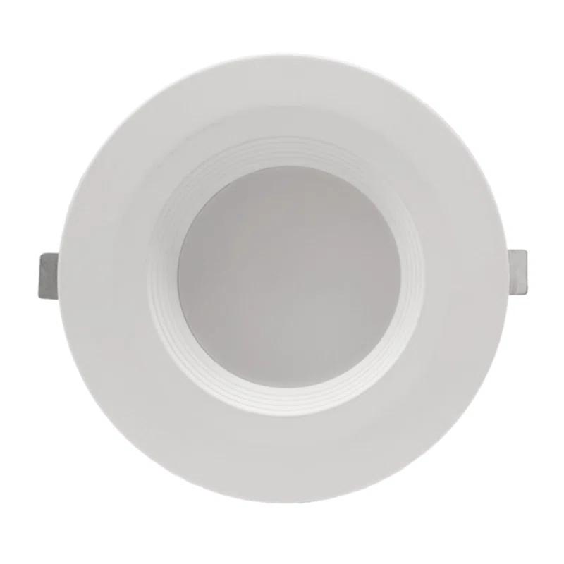 ETi Solid State Lighting 6 in. Canless 120-277v T24 Integrated LED Recessed Light Trim (Set of 4) 53192211-4PK