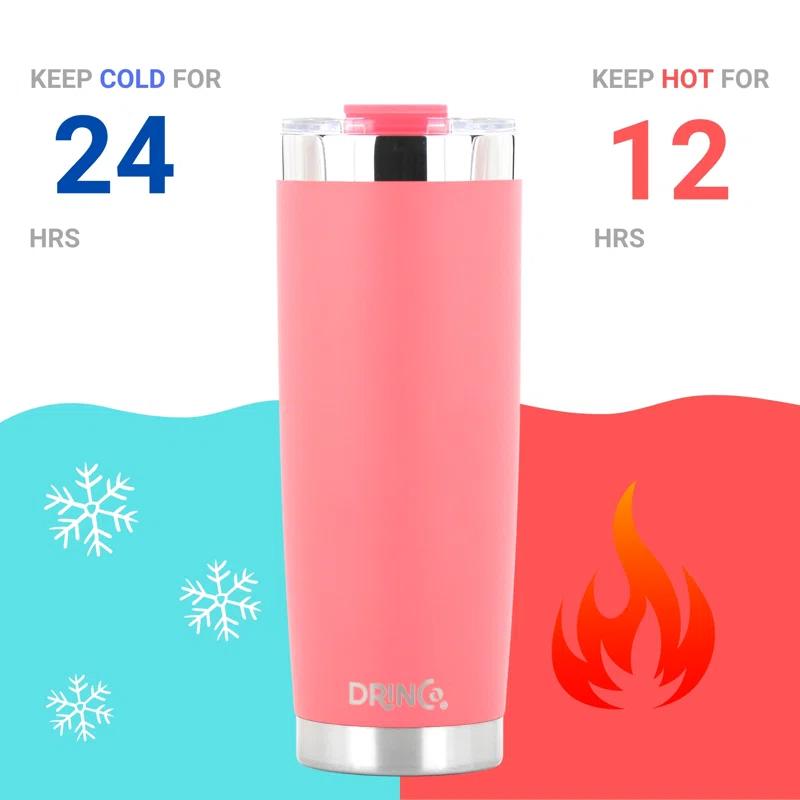 Drinco Drinco 20oz. Double Wall Insulated Stainless Steel Travel Tumbler