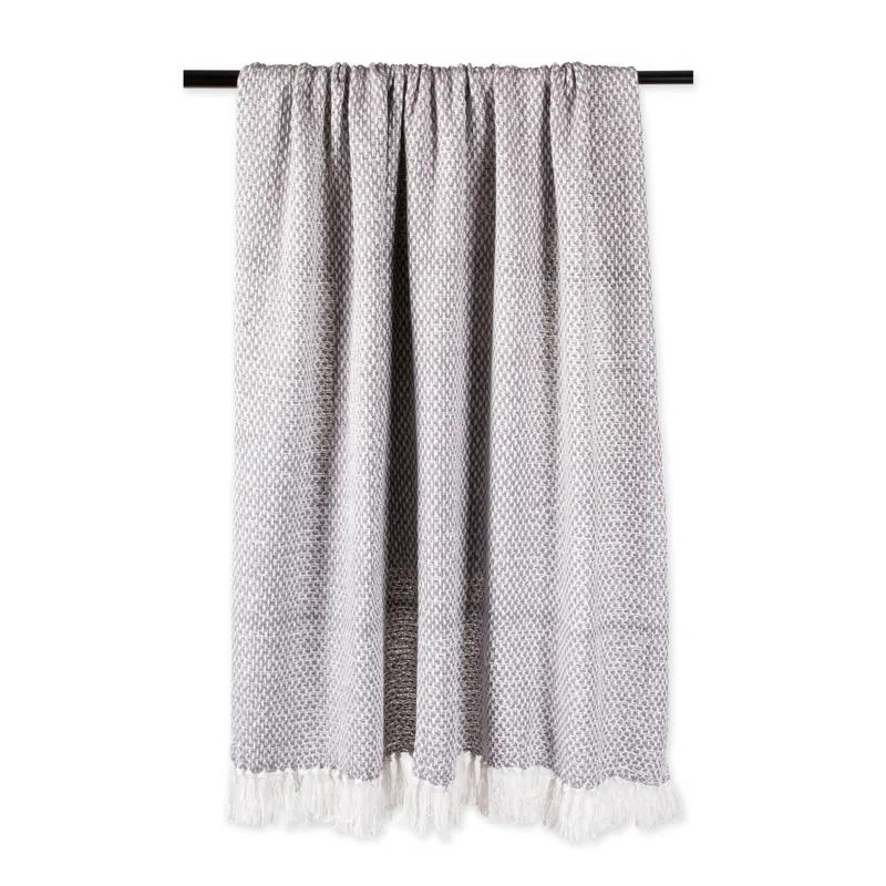 Design Imports Hand Woven Throw Blanket