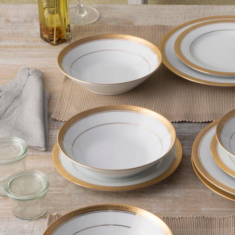 Noritake Noritake Crestwood 12-Piece Dinnerware Set, Service For 4