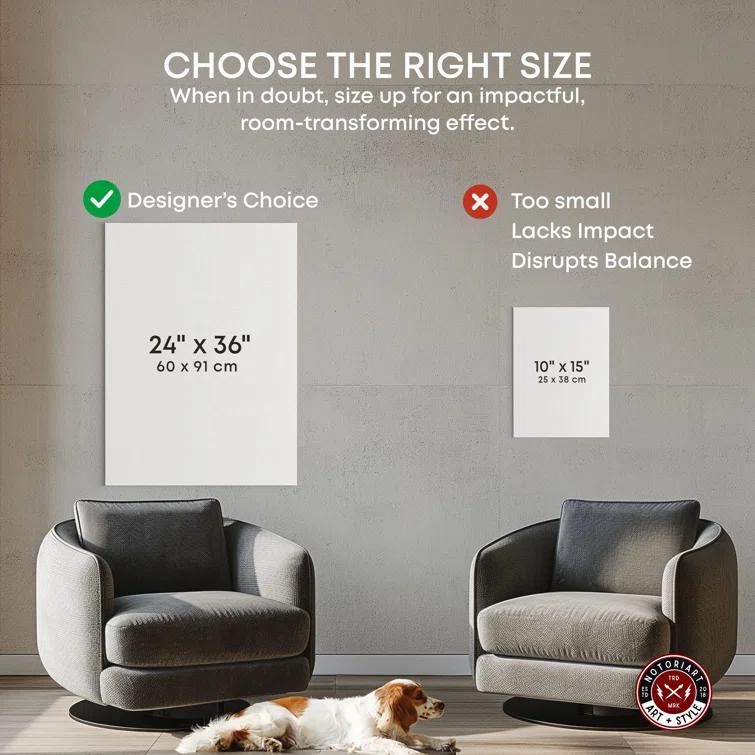 Notori Art Notoriart Elegant Steering Wheel Framed Car 1 Piece Canvas Wall Art