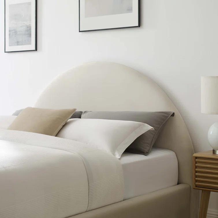 Modway Resort Performance Velvet Arched Round Platform Bed