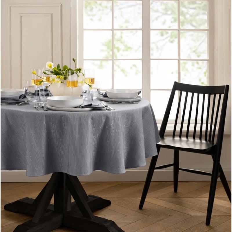 Latitude Run® Brosh Solid Texture Water and Stain Resistant Polyester Rectangle Tablecloth