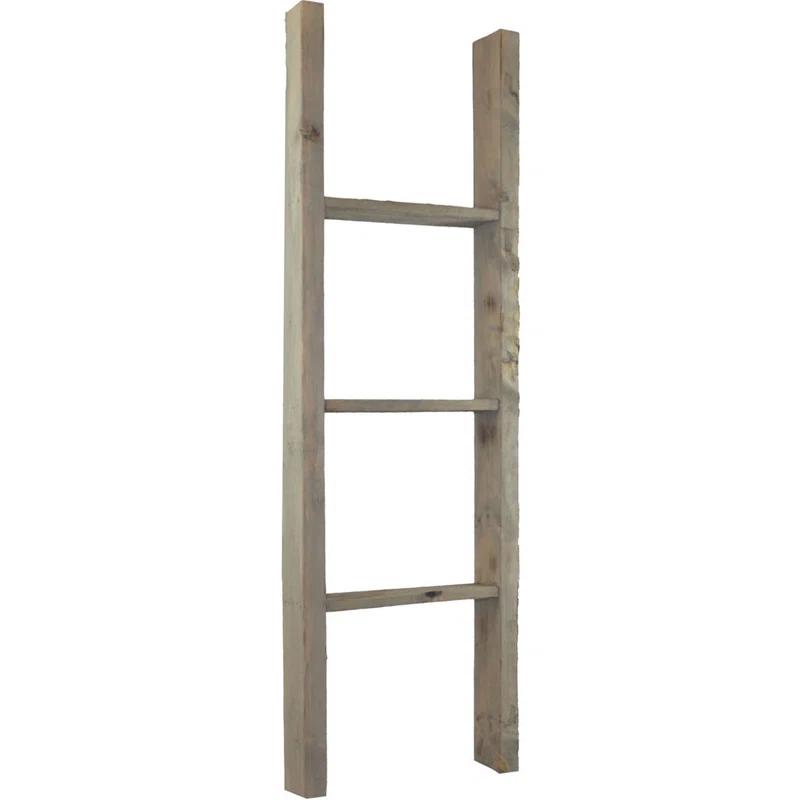 Ekena Millwork Vintage Farmhouse Rung Decorative Ladder