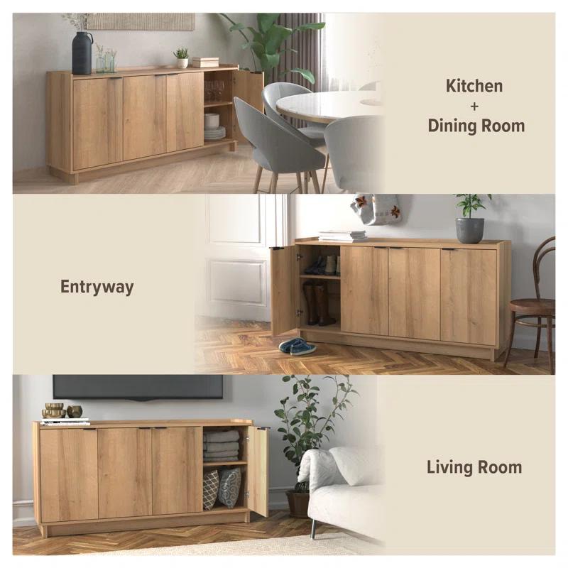 Wade Logan® Chaunta 60" Wide Sideboard
