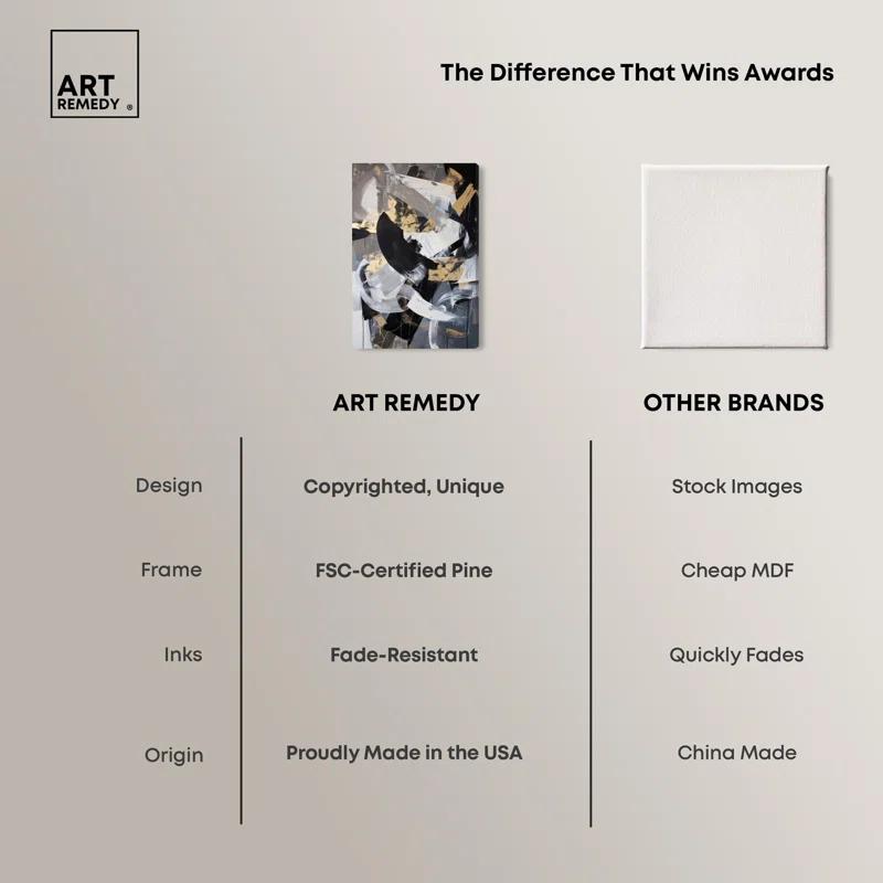 Art Remedy Hiding Canvas Muted Abstract Wall Art by Art Remedy