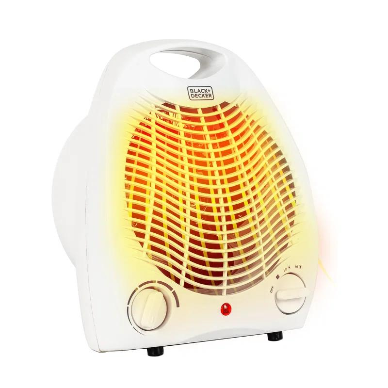 BLACK+DECKER Personal Desktop 1,500 Watt Electric Fan Compact Heater