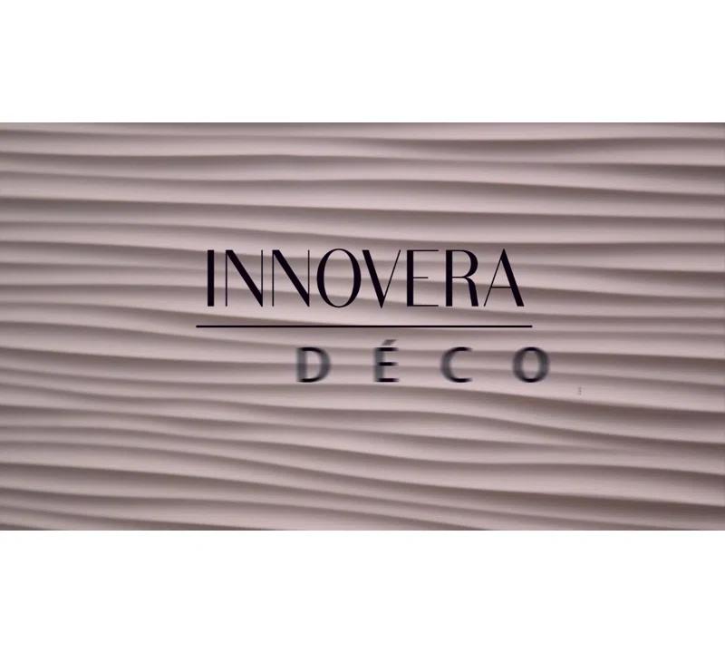Innovera Decor by Palram Lamina 18.5" x 24.3" Vinyl Wall Paneling in Black