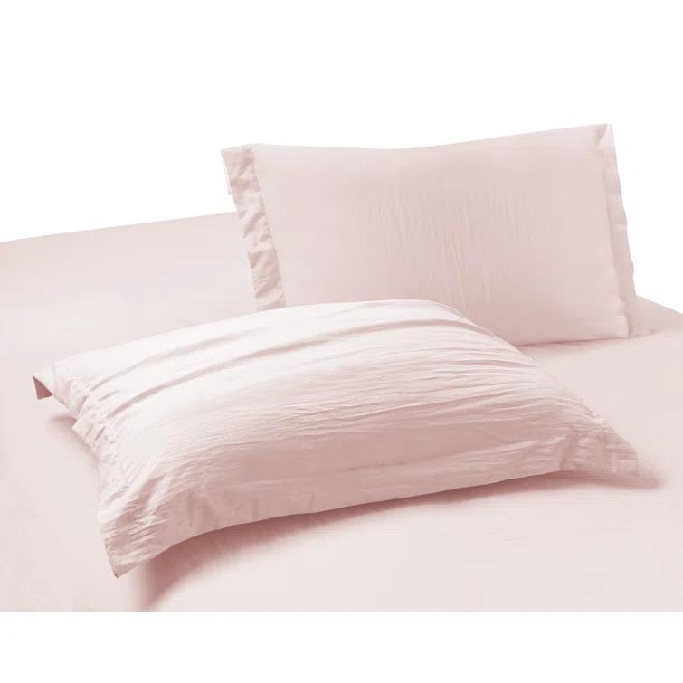 Swift Home Super Soft Crinkle Washed Microfiber Duvet Cover Set