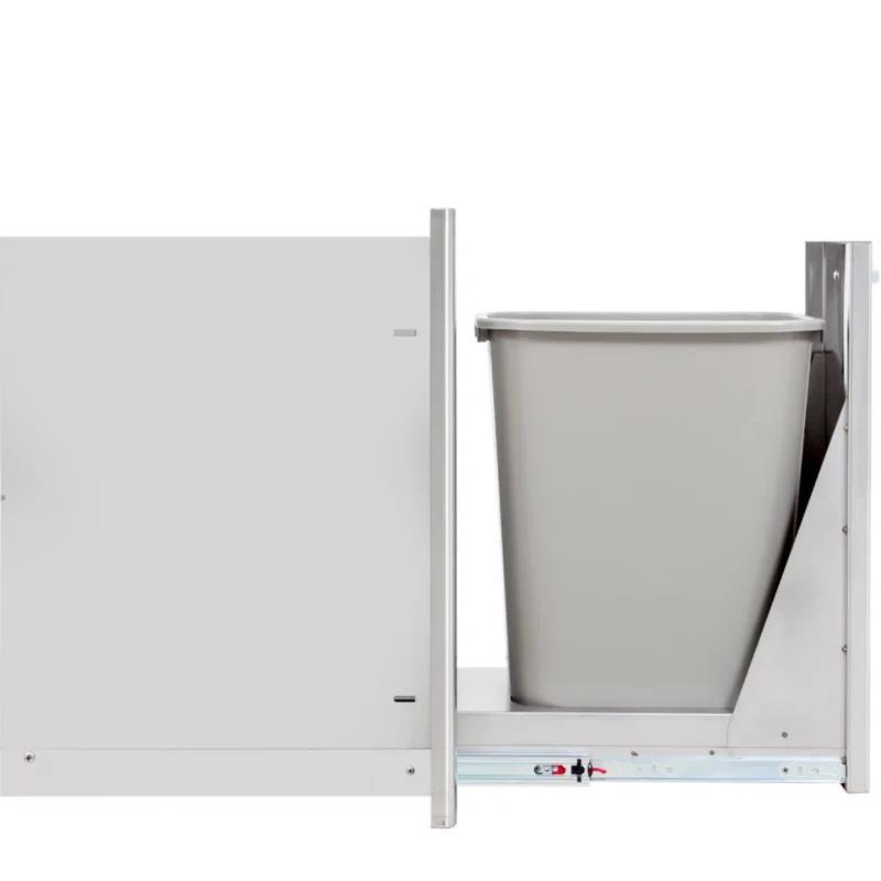 Blaze Grills Blaze Narrow Roll-Out Stainless Steel Trash Bin