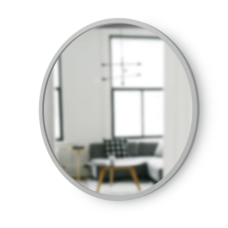 Hub Rubber Round Mirror