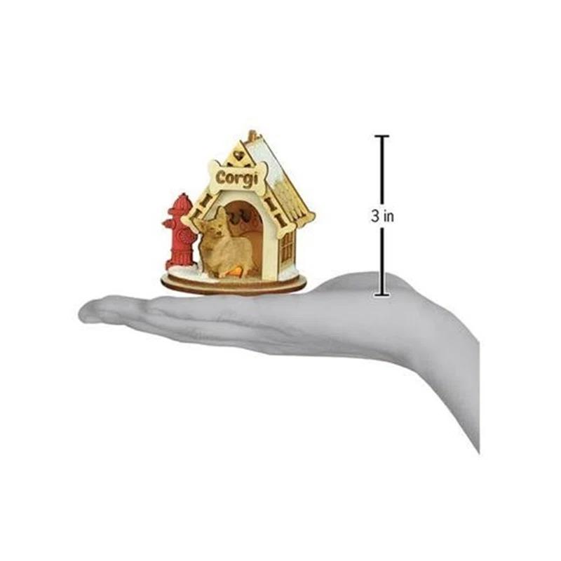 Old World Christmas Wood Animals Hanging Figurine Ornament