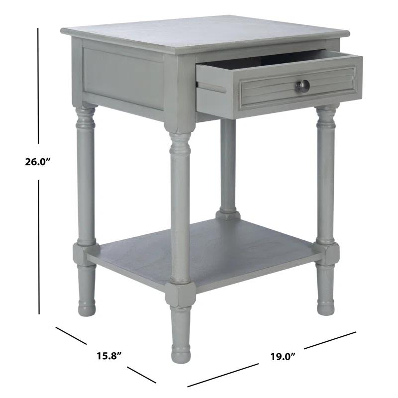 Russ End Table with Storage