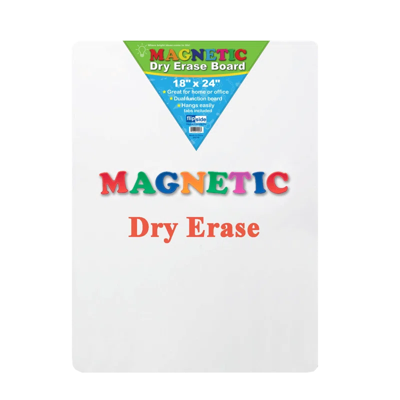 Flipside Products Melamine Magnetic Whiteboard