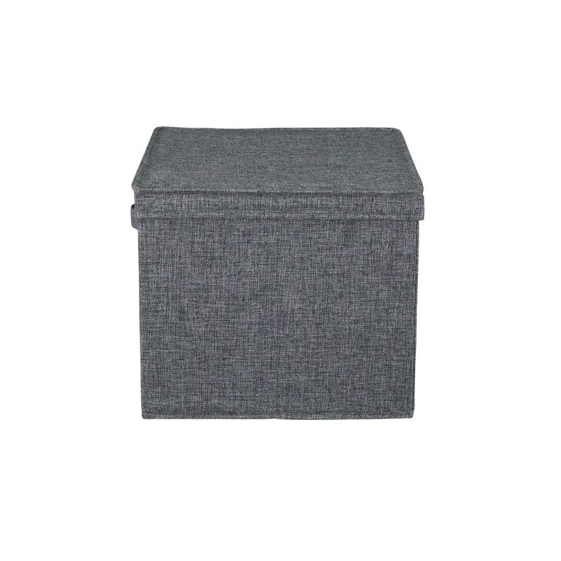 Household Essentials Household Essentials Wide Storage Box Fabric Bin (Set of 2)