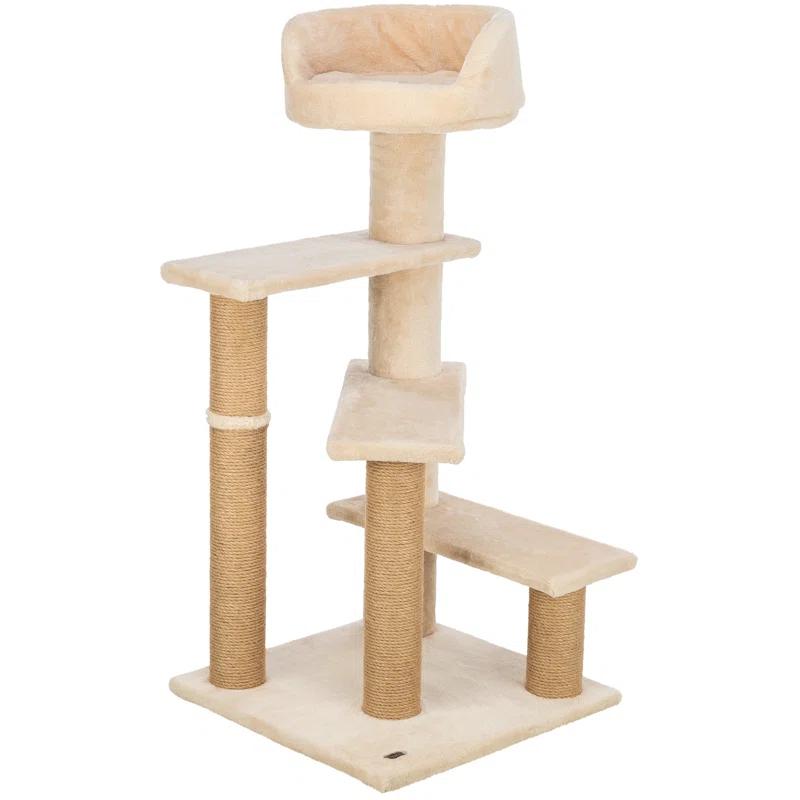 TRIXIE Tulia Senior 40.2" Cat Tower, 4-Level Cat Tree, Sisal Scratching Posts, Plush Platforms, Top Platform Bed & Reviews | Wayfair