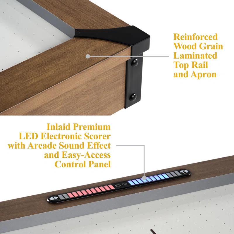 Barrington Billiards Company Barrington Urban 7' Air Powered Hockey Table With Pusher And Puck Set