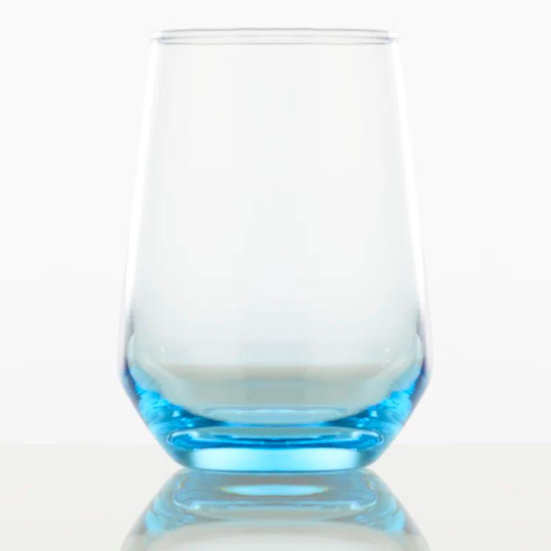 Orren Ellis Add Color - A Fresh Design For Your Barware With T 13oz. Stemless Wine Glass Set (Set of 6)