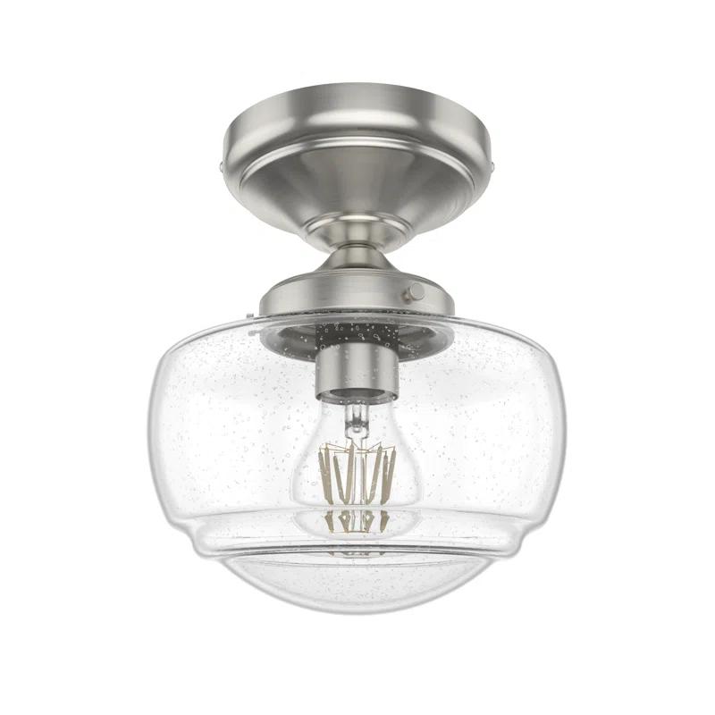 Hunter Fan Hunter Saddle Creek 1 Light Mini Flush Mount Ceiling Light Fixture