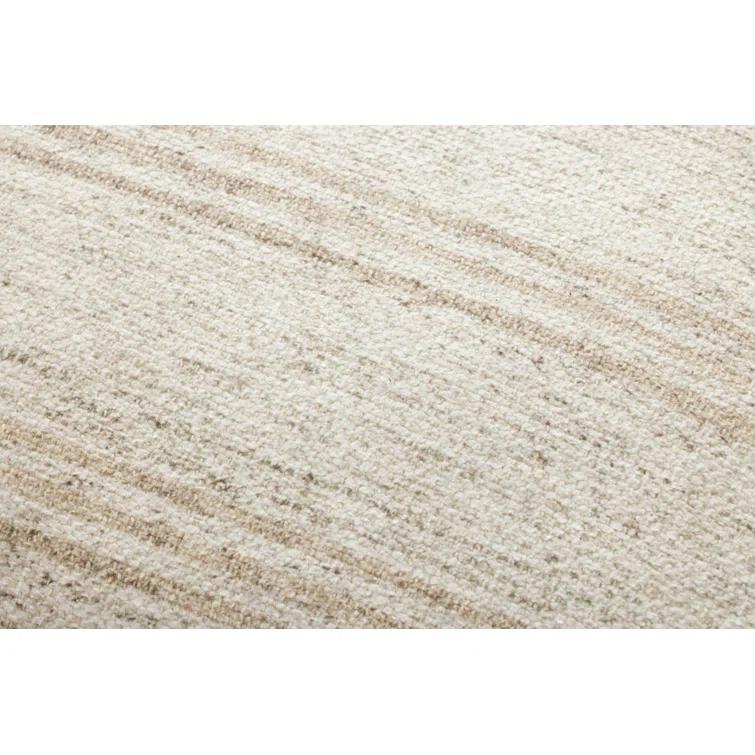 Zephyr Pillow by Amber Lewis x Loloi - Ivory and Natural / 18" x 18" / Down