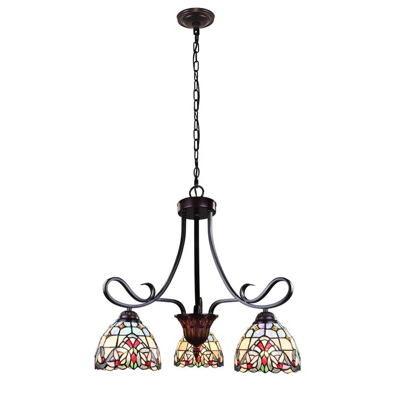Bondi 3 - Light Glass Dimmable Classic / Traditional Chandelier