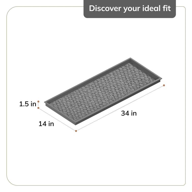 Anji Mountain Eco-Friendly Rubber Boot Tray for Muddy Shoes, Garden Tools, and Pet Supplies (Available in Multiple Sizes)