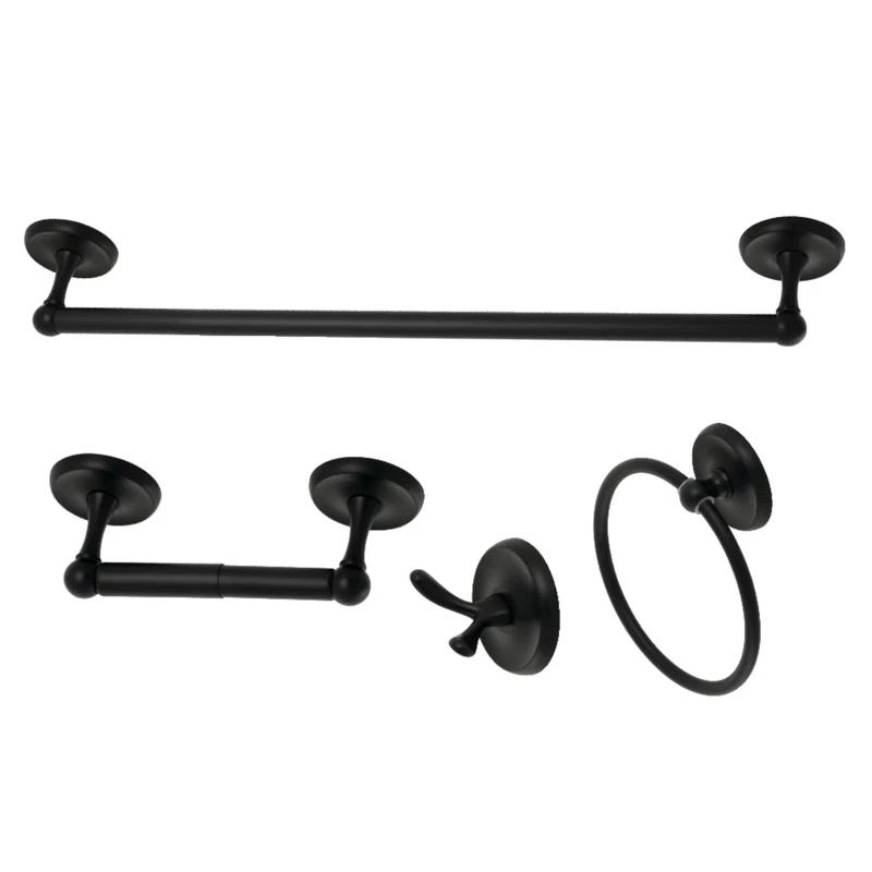 Kingston Brass BAK312478MB Kingston Brass Victorian 4-Piece Bathroom Hardware Set