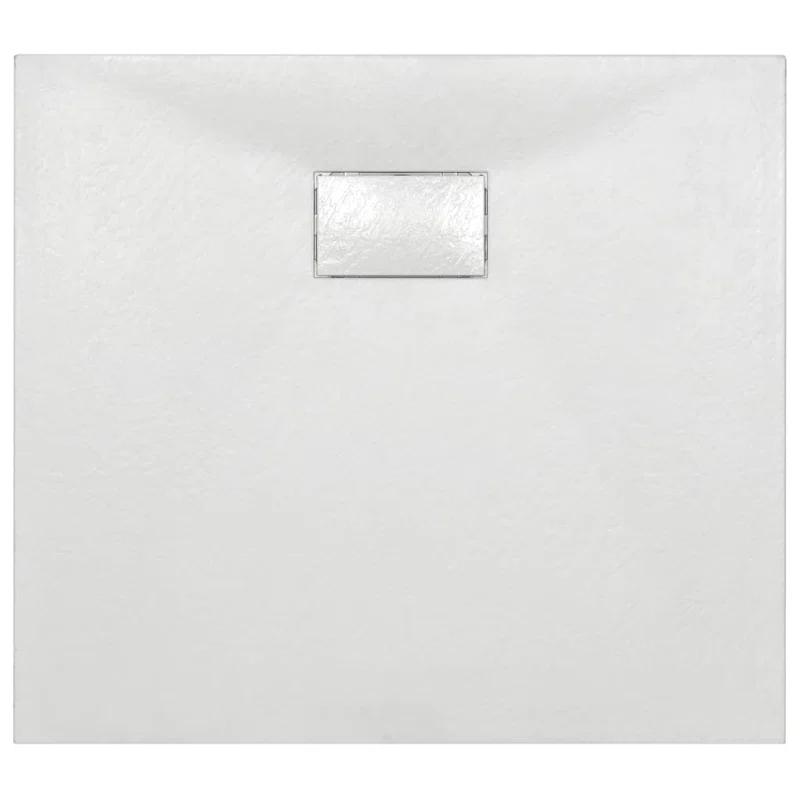 VidaXL Shower Base Pan with Center Drain Shower Tray Bath Pan SMC Rectangular