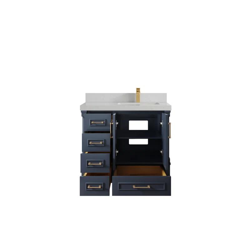 Aberdeen 36'' Single Bathroom Vanity with Top