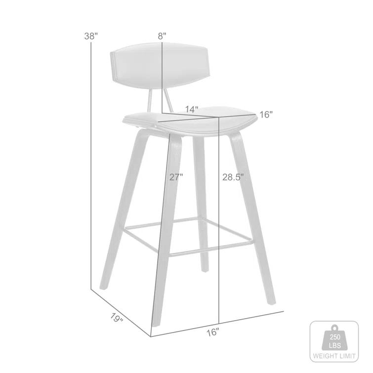 Payton Vegan Leather Bar & Counter Stool
