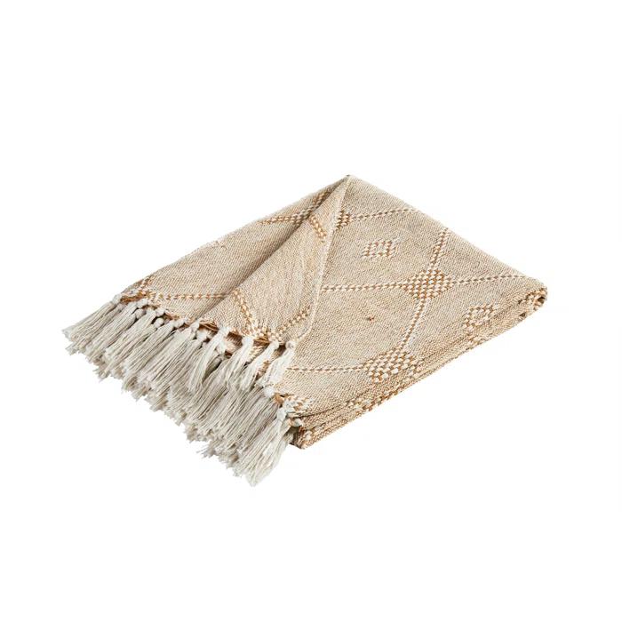 Amrapur Overseas Inc. Plain Weave / Muslin Throw Blanket