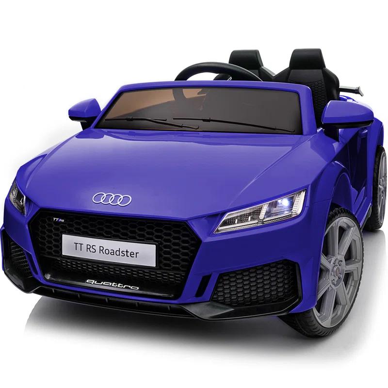 Outfunny Electric Car for Kids, Licensed Audi 6V Ride on Toy Car for Toddlers with Remote, Bluetooth