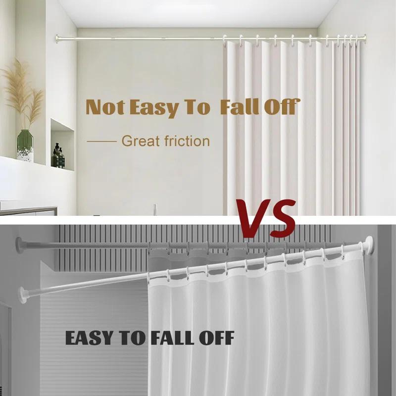 Glorbu 80'' Shower Curtain Rod