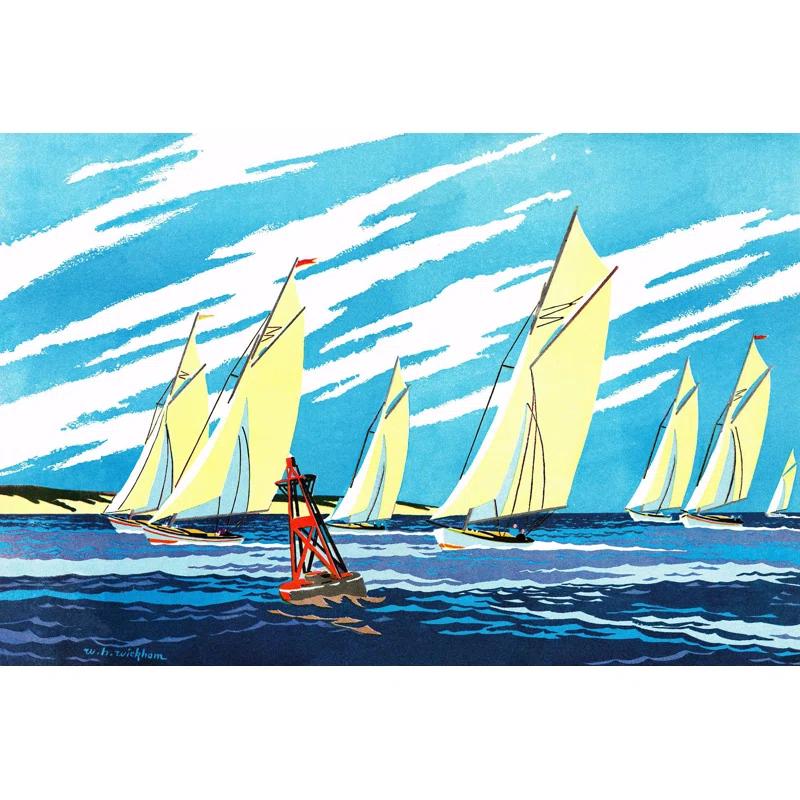 Marmont Hill " Yellow Sailboats "