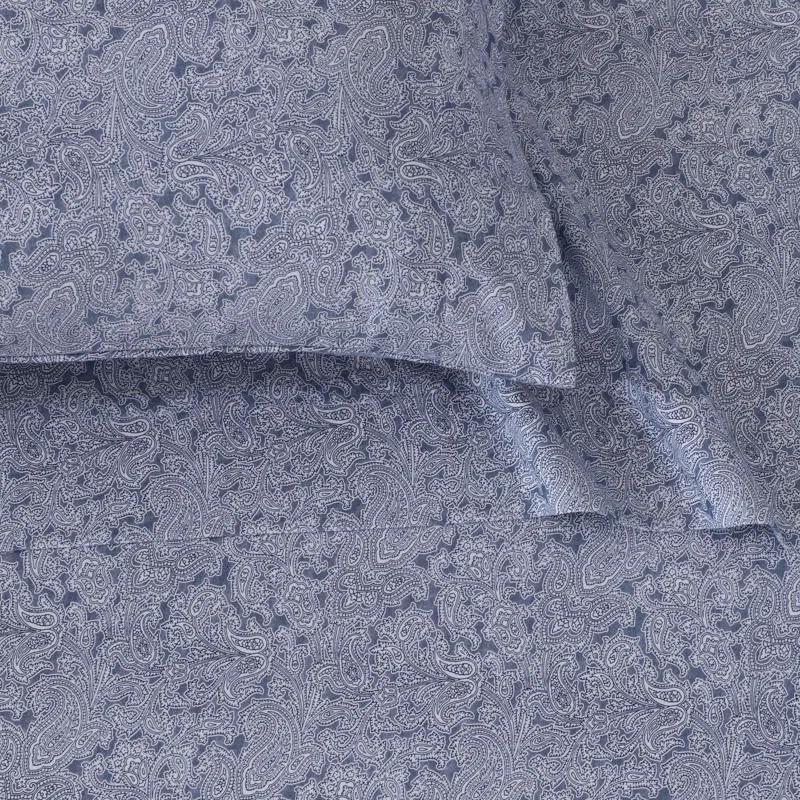 Tribeca Living Flannel Paisley Sheet Set