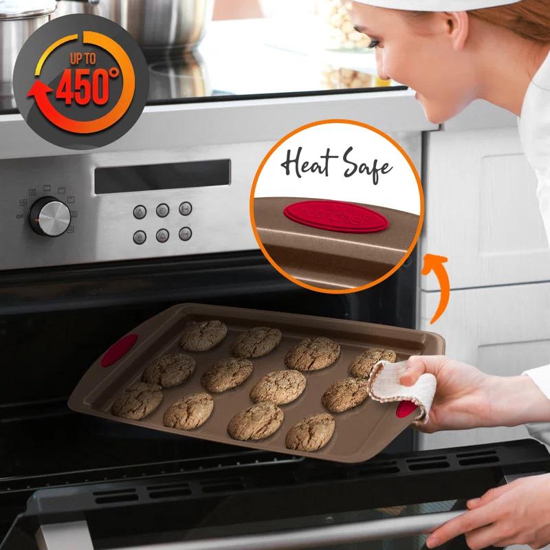 NutriChef NutriChef 6-Piece Deluxe Steel Nonstick Bakeware Set