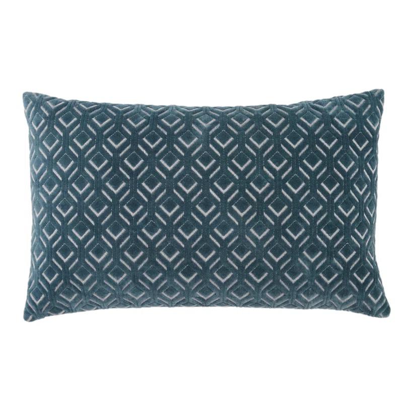 Ryans Embroidered Cotton Lumbar Throw Pillow