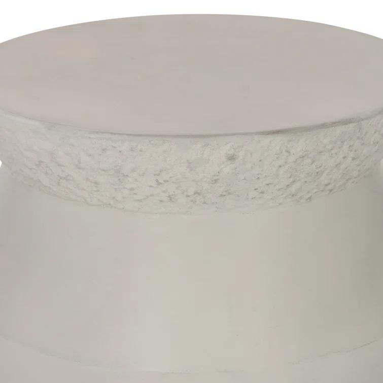 Bernhardt Nidra Concrete Top End Table