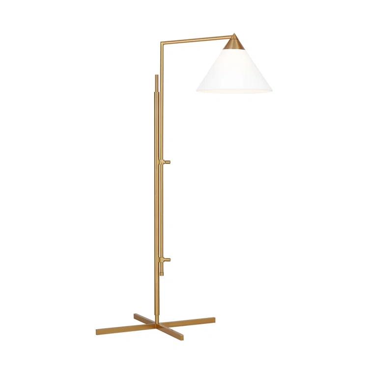 Franklin Task Floor Lamp by Kelly Wearstler - Burnished Brass
